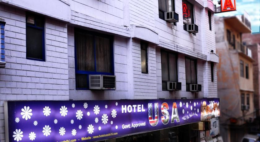 Hotel Usa Yeni Delhi Dış mekan fotoğraf